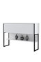Hanah Home Luxe Cómoda Blanco y Negro